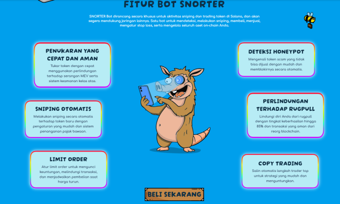 Fitur snorter - Cara Beli Snorter