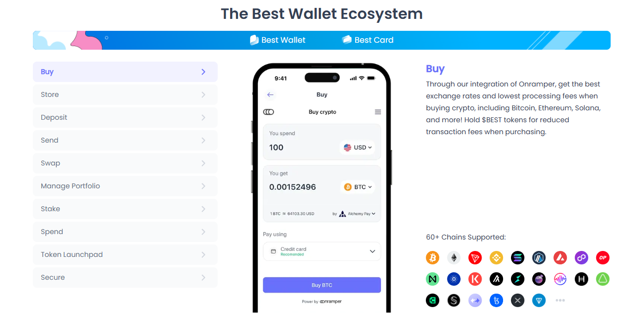 Meilleur écosystème de portefeuille