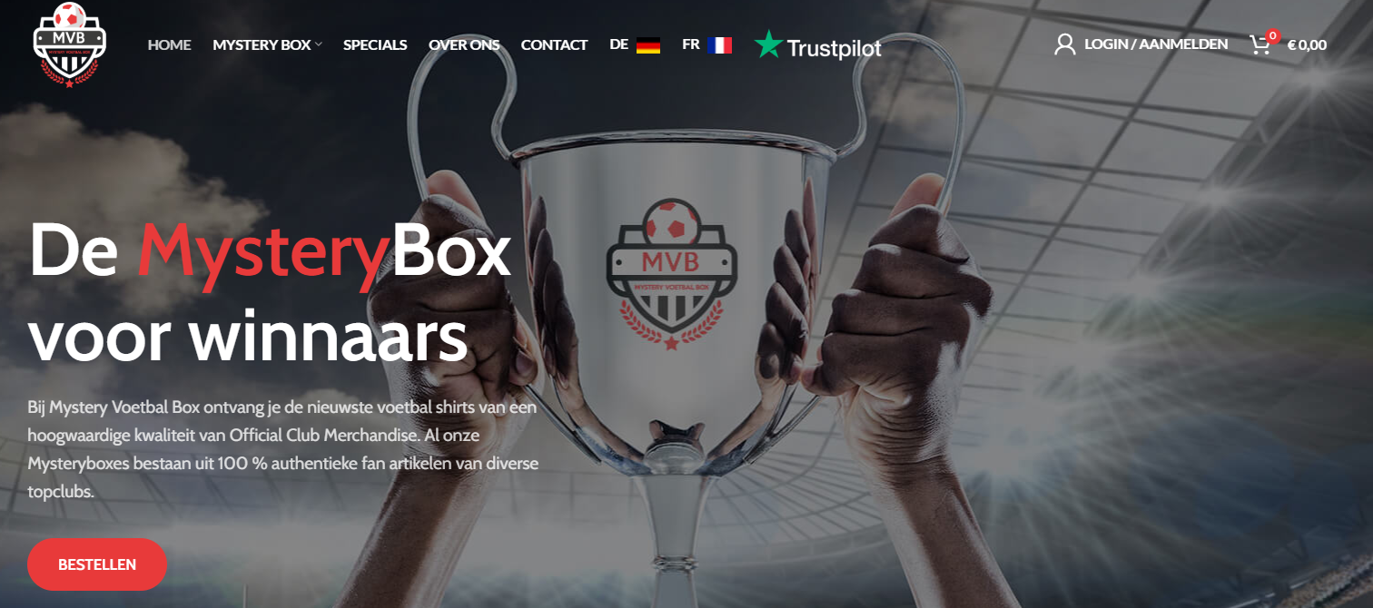 Mystery Voetbal Box Van Real Madrid