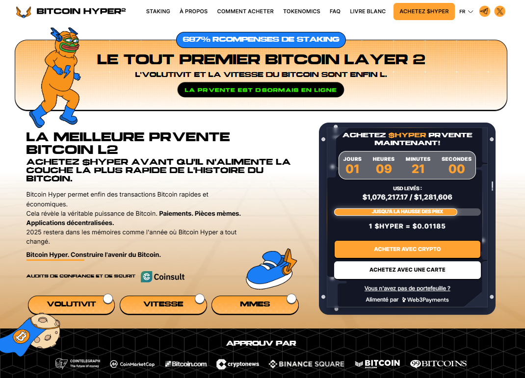 Prévision Bitcoin Hyper : quel avenir pour 2025 à 2030 ?