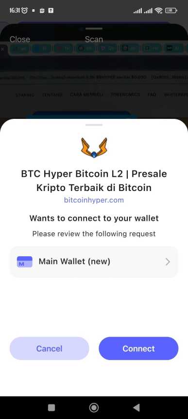 Cara beli Bitcoin Hyper - connect Best wallet
