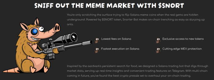 Snorter Bot supercharges Solana automated trading with the lowest fees and fastest execution.