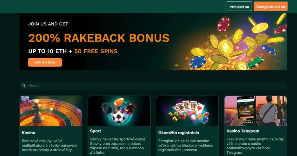 TG Casino – Telegram Kasíno s Bonusom Bez Vkladu