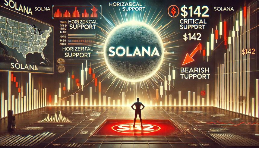 압력에 따른 Solana 수평 지원 - $ 142의 약세 목표