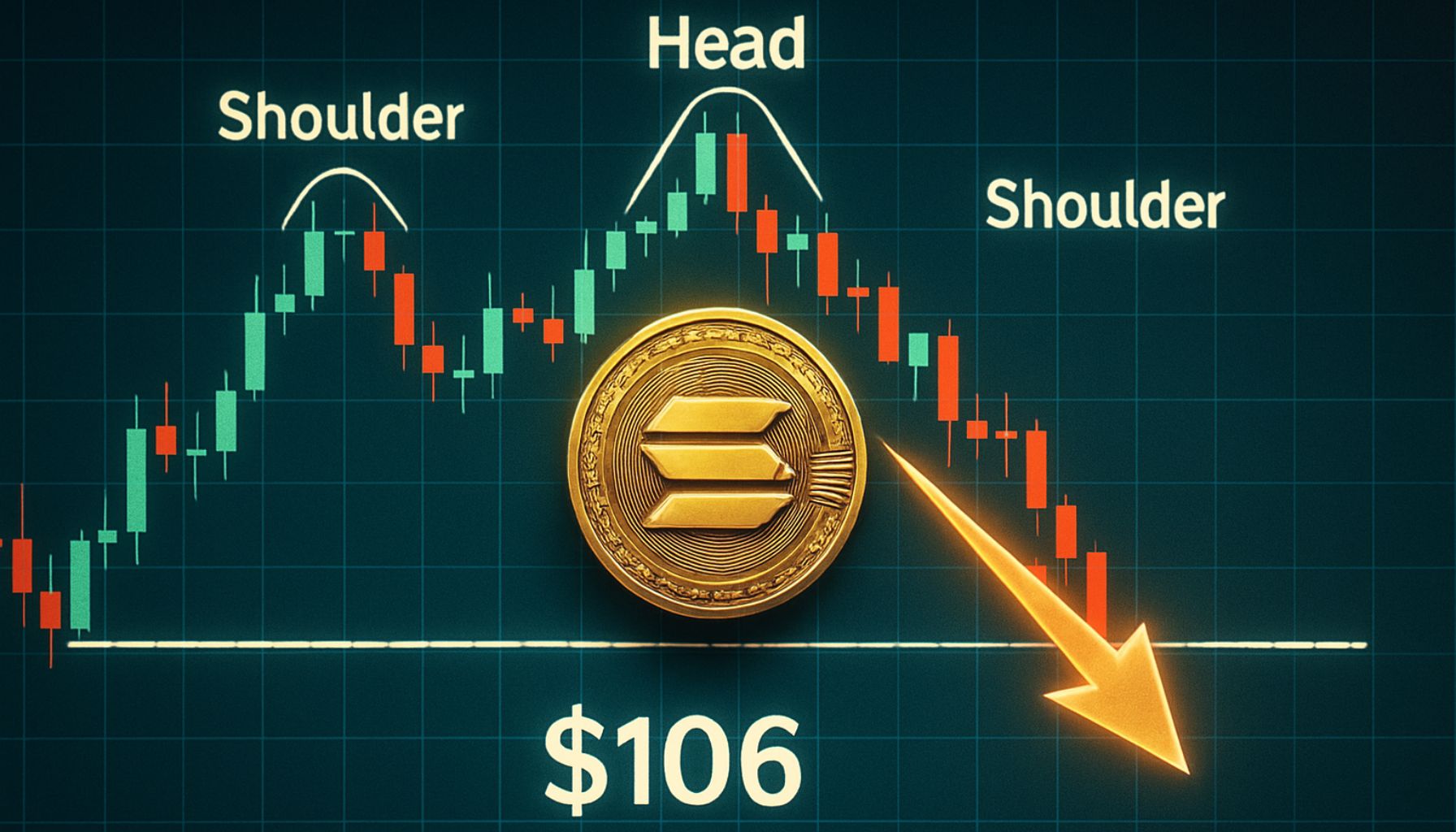 Solana Cracks Below Key Structure – Head And Shoulders Breakdown Points To 6 Solana Cracks Below Key Structure – Head And Shoulders Breakdown Points To 6
