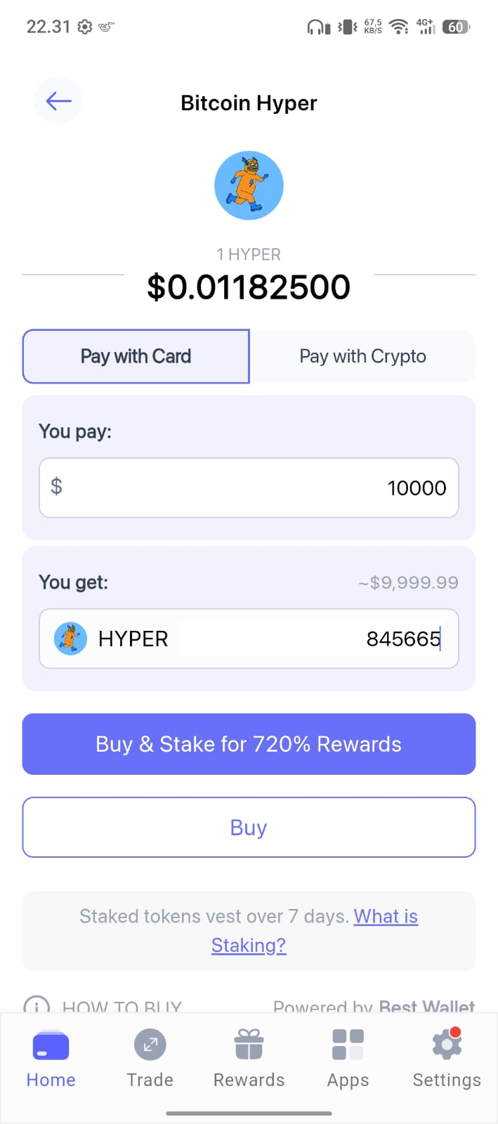 Beli $HYPER - Prediksi Harga Bitcoin Hyper