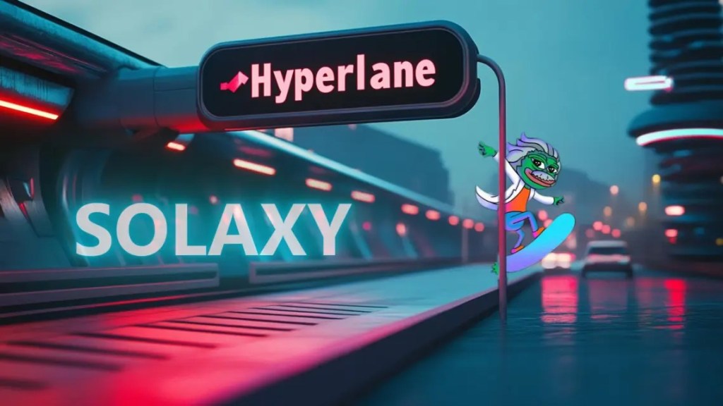 قطار Solaxy السريع يصل محطة Hyperlane