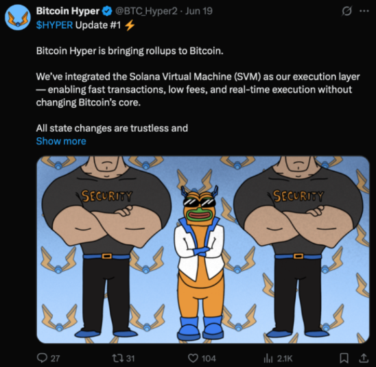Bitcoin Hyper - Kāpēc HYPER tokens ir Bitcoin Hyper Layer-2 vīzijas pamats