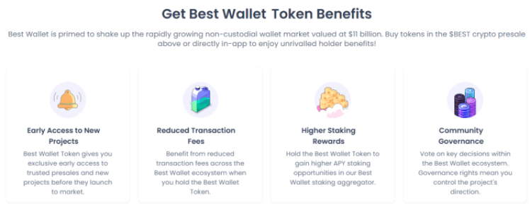 Best Wallet Token benefits.