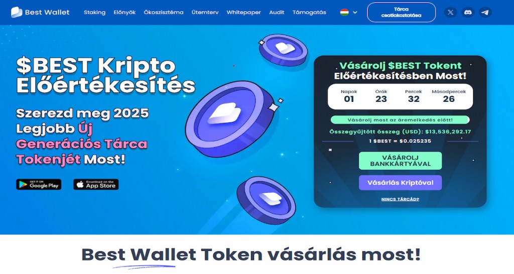Best Wallet Token: befektetői bizalom és lehetséges rali előtt