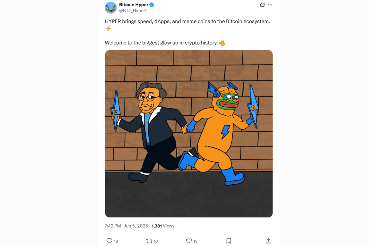 bitcoin hyper tweet