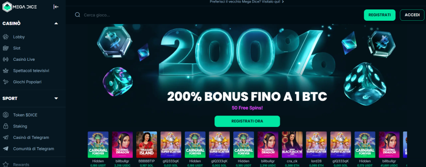 casino paypal - Mega Dice