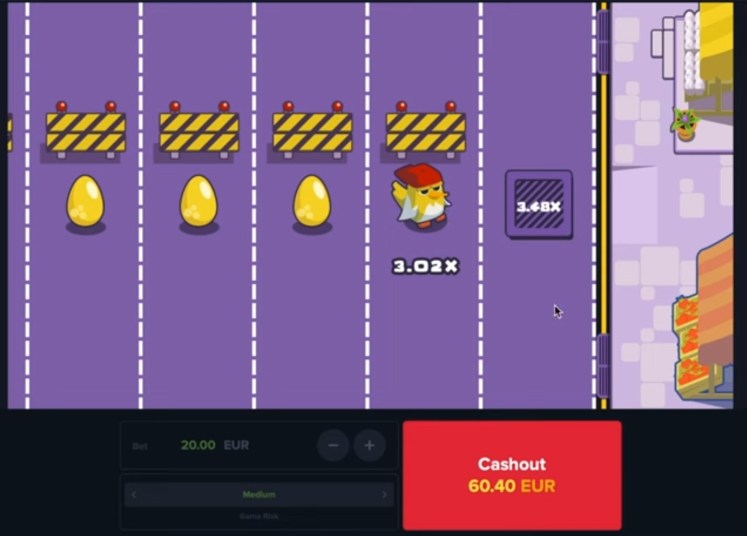 Amusez-vous sur Chicken Game d'Upgaming 