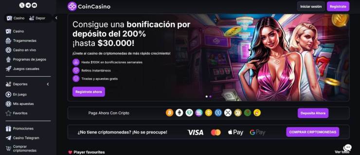 CoinCasino es la casa de apuestas deportivas más recomendada en US