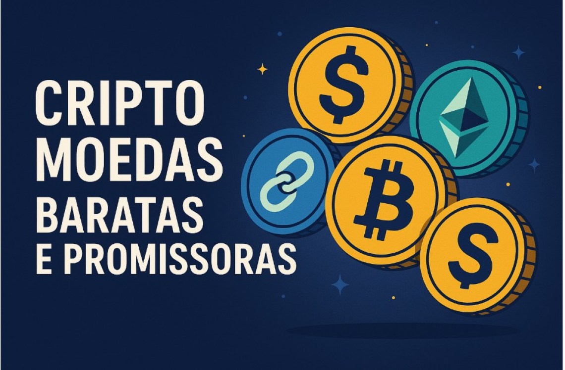 Descubra as criptomoedas baratas e promissoras para investir