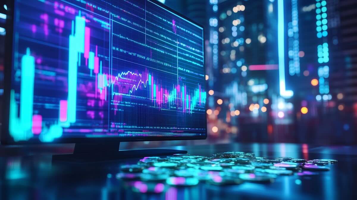 仮想通貨取引所のウェブサイトが表示されている