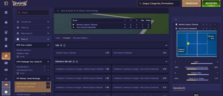 En Divaspin puedes encontrar cuotas para Wimbledon y el ganador del torneo antes d e su comienzo