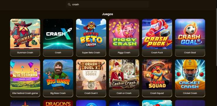 Goldspin incluye juegos de Crash en línea a usuarios registrados y no registrados