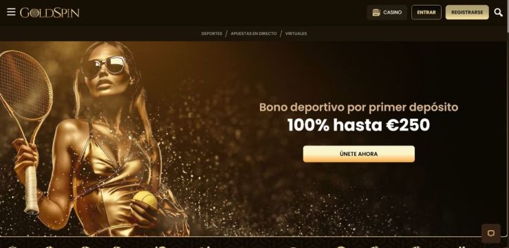 Goldspin es una de las casas de apuestas más recientes en España