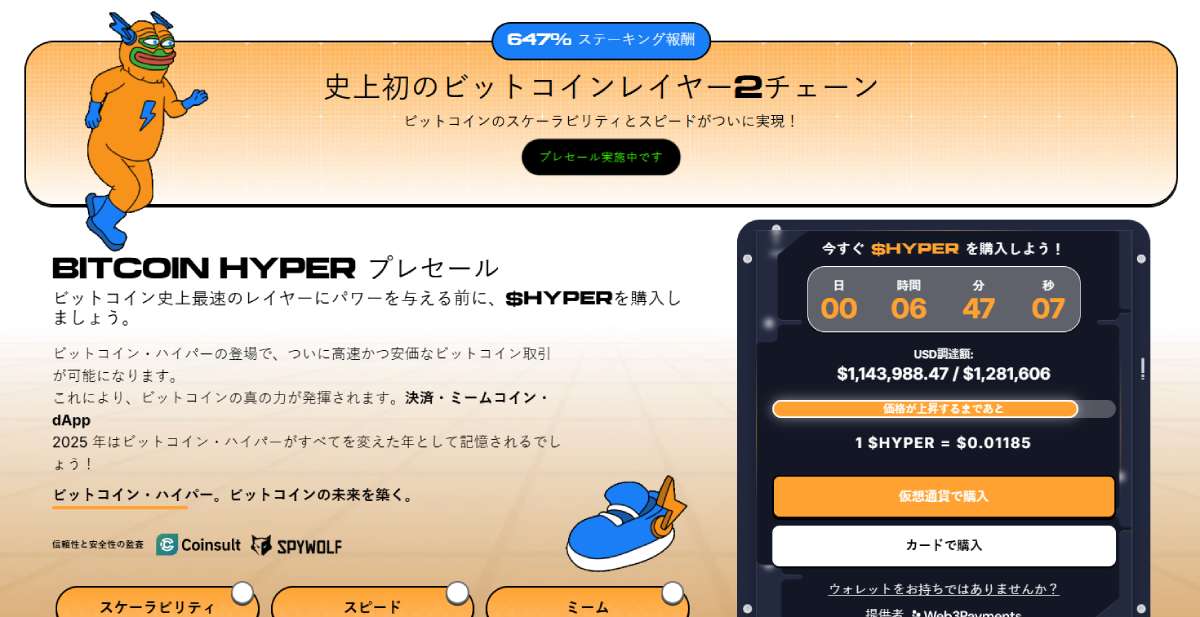 Bitcoin Hyper - 初のBitcoin Layer 2
