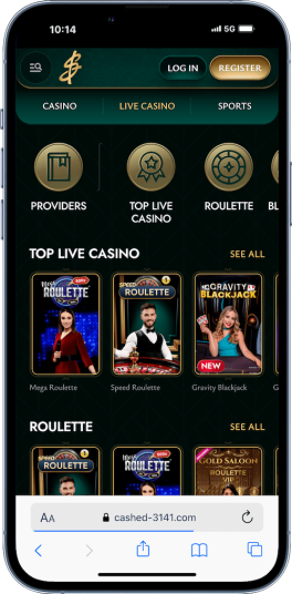 number two on our list of the best PayID online casinos in Australia is Cashed