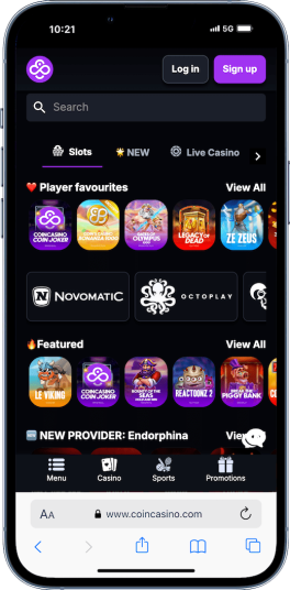 fourth on our list for the best online pokes casinos in Australia is CoinCasino