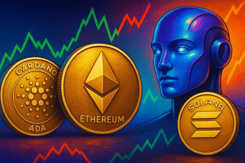 ChatGPT прогнозира: цените на Cardano, Ethereum и Solana до края на 2025 г.