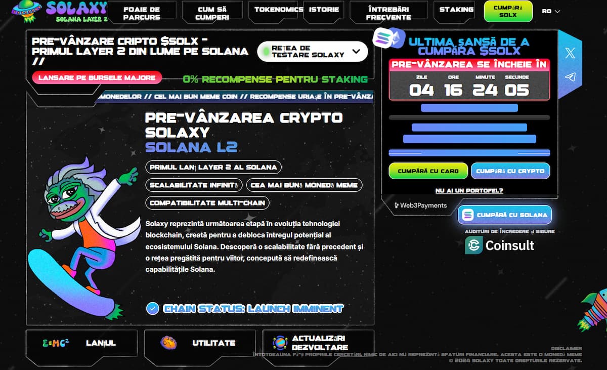 Ecosistema Solaxy, impulsado por el token SOLX