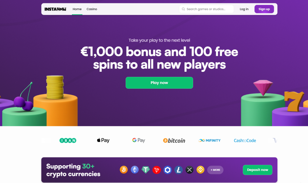 insta spin home page