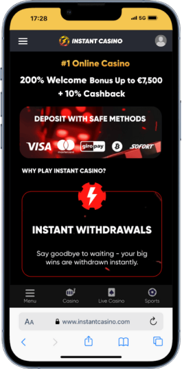 instant withdrawal casino india