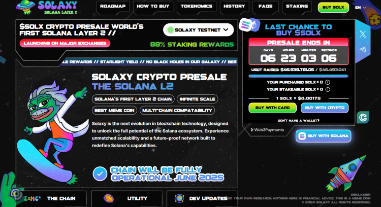 Join the Solaxy presale 
