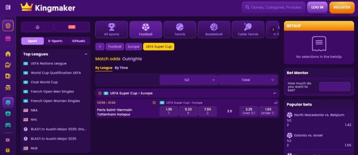Kingmaker cubre apuestas de la Europa League cuando el torneo está en marcha