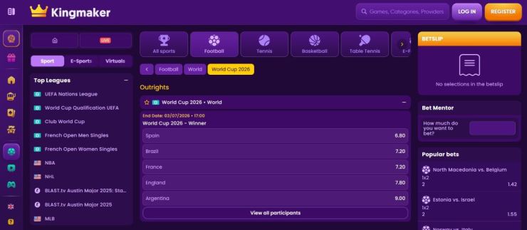 Apuesta por tu favorito al balón de oro en la casa de apuestas Kingmaker