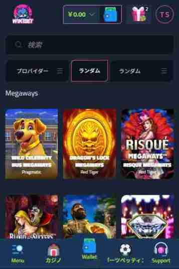 オンラインカジノゲームの種類ウィキベット