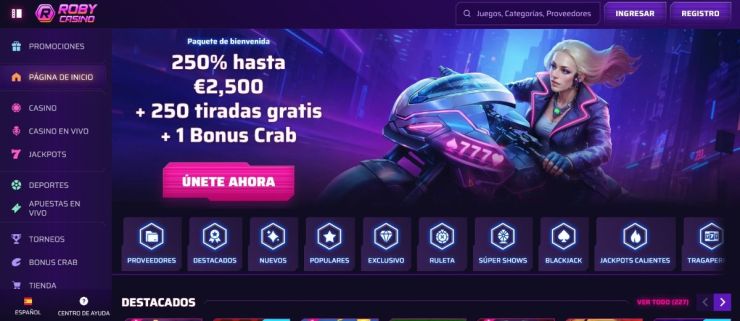 Roby casino incluye depósitos online con Mastercard
