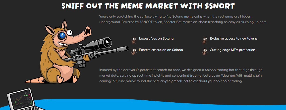Snorter Bot tracking meme coins