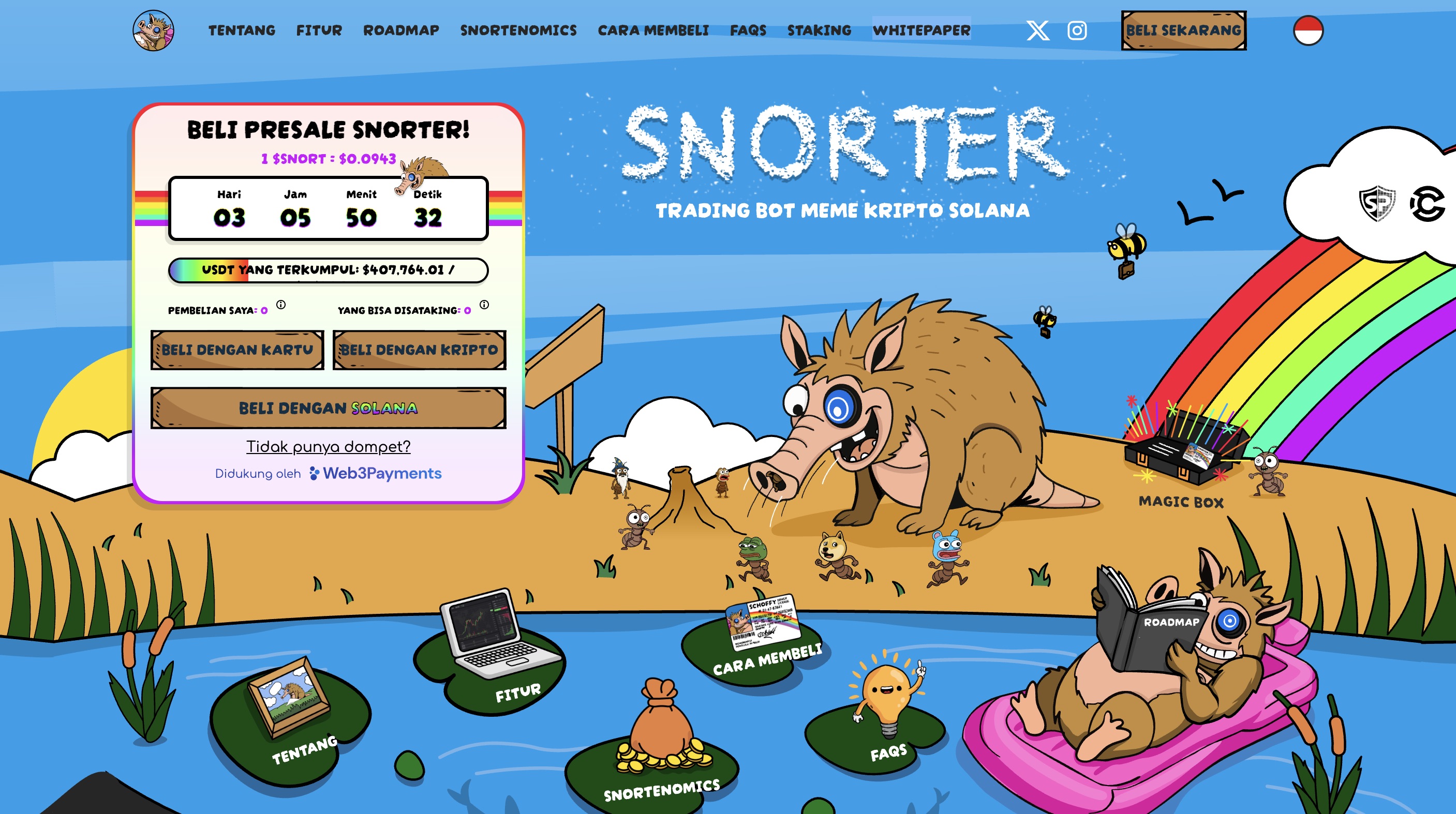 Prediksi harga Snorter - prediksi SNORT