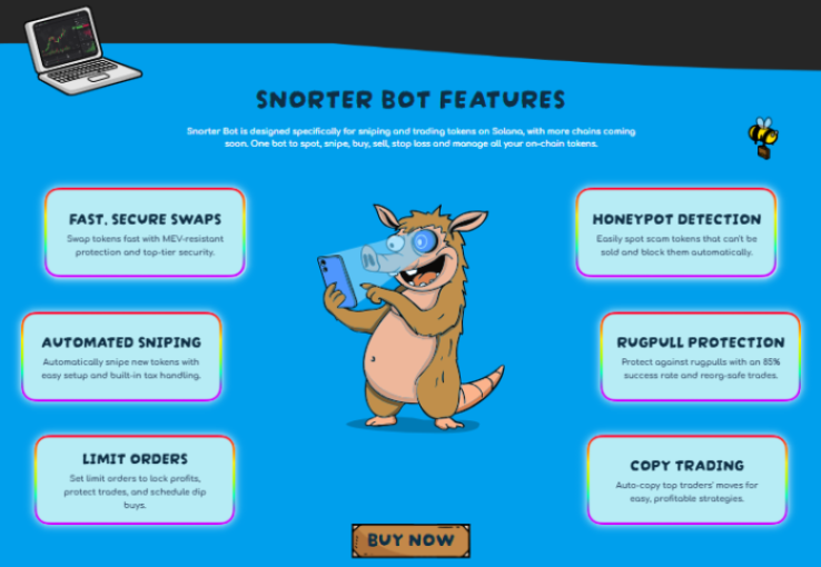 Snorter Bot features 