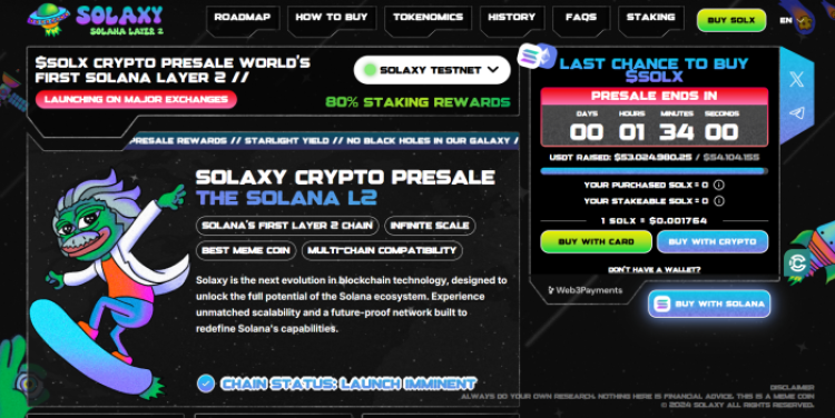Solaxy official website