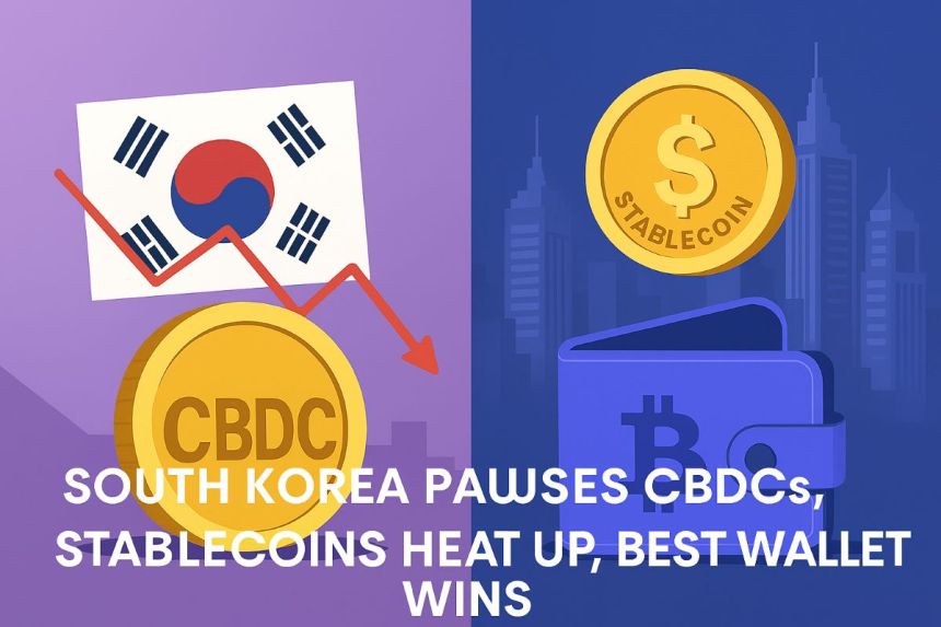 Stablecoins Heat Up as South Korea Renounces CBDCs: Why Best Wallet Wins