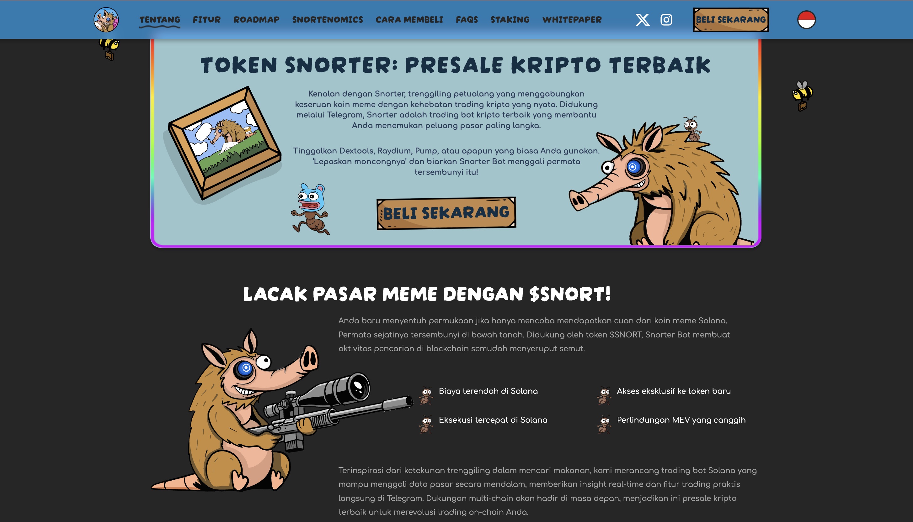 Prediksi harga Snorter - tentang Snorter