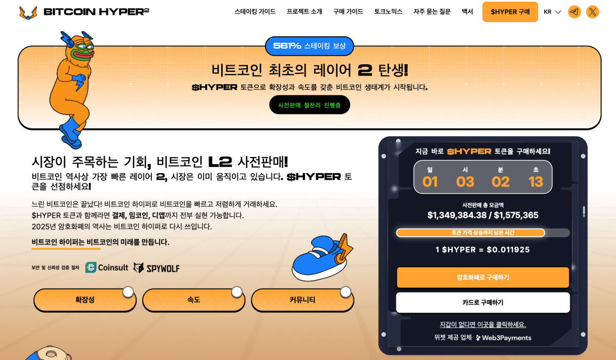 비트코인 하이퍼 프리세일