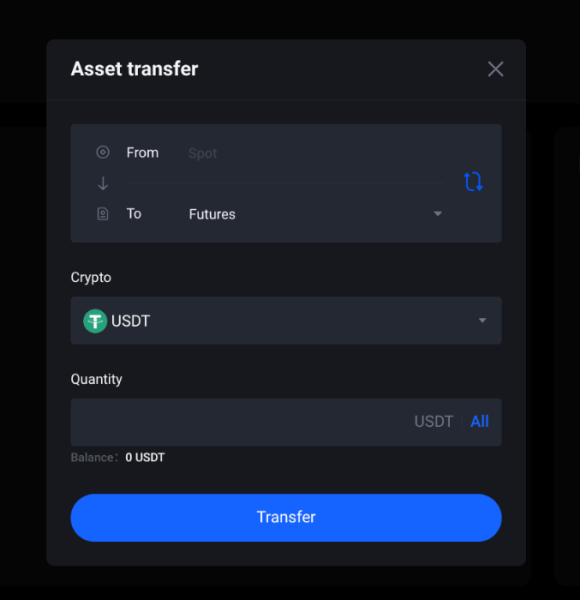 Asset transfer box.