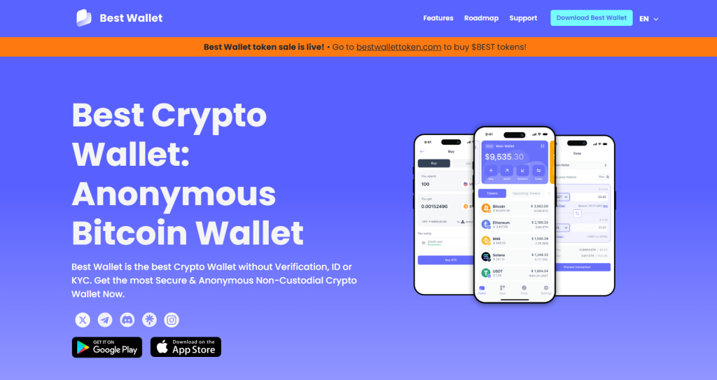 Vodič za početnike – Kako kupiti kriptovalute u pretprodaji pomoću Best Wallet aplikacije