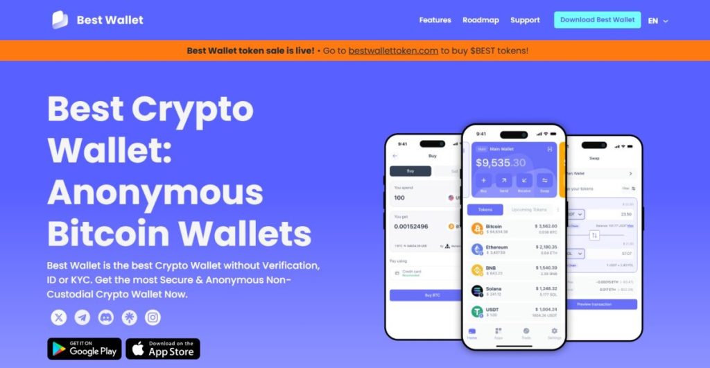 1. Best Wallet – idealna web3 denarnica za začetnike