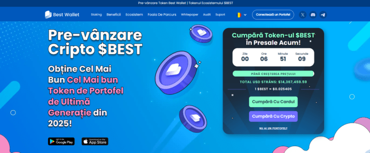 Best Wallet Token pagina de presale