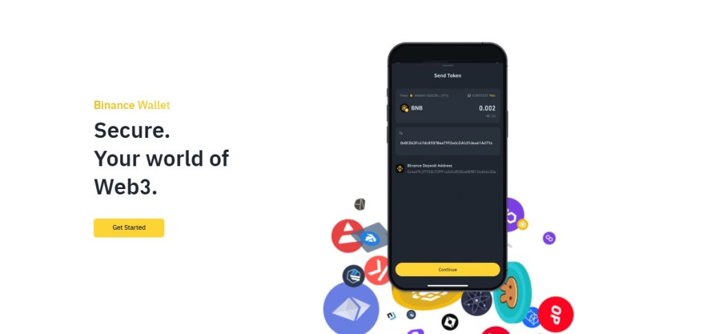 4. Binance Wallet – znana samohranilna denarnica z Web3 podporo