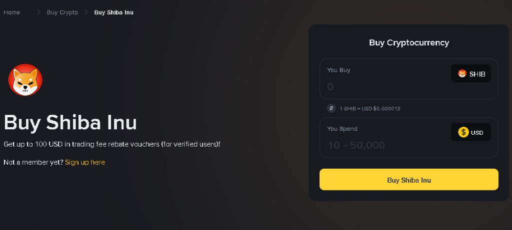 Binance najväčšia burza pre nákup SHIB