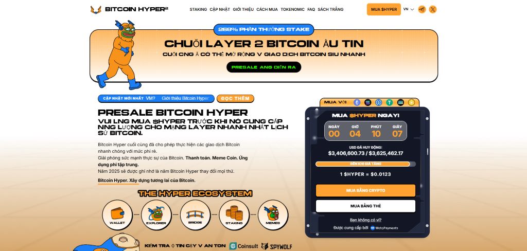 Bitcoin Hyper - Bitcoin Layer 2 đầu tiên