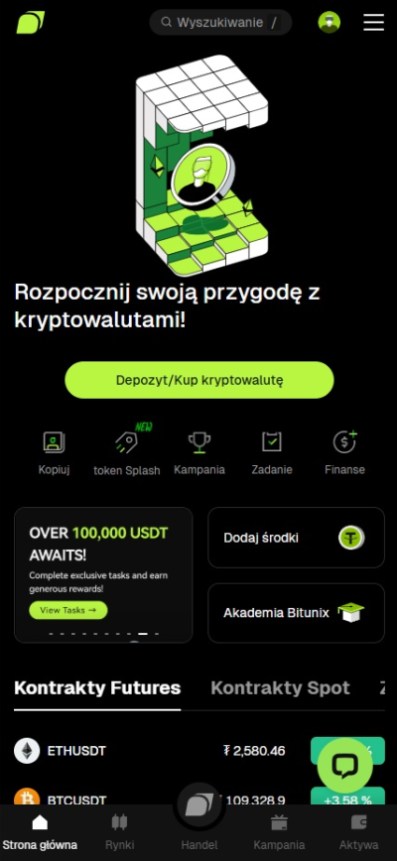 Bitunix depozyt